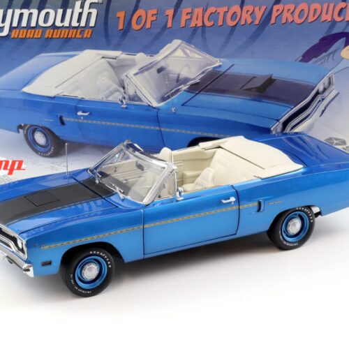 1:18 GMP 1970 Plymouth Road Runner Convertible 1 of 1 Factory Produced blue
