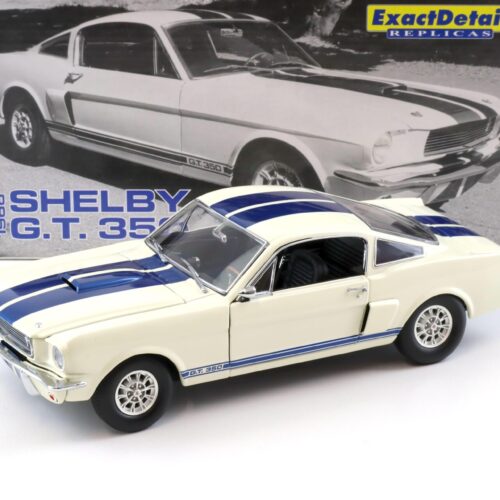 1:18 Exact Detail Shelby GT 350 Coupe 1966 white/ blue stripes