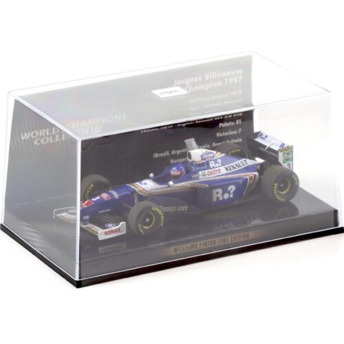 1:43 Minichamps F1 Williams Renault FW19 Jacques Villeneuve World Champion 1997 Finish Line