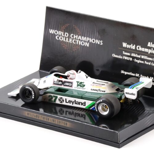 1:43 Minichamps F1 Williams Ford FW 07B Alan Jones World Champion 1980 Dirty Version