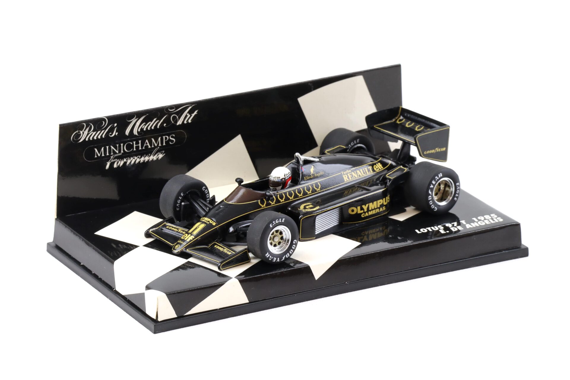 1:43 Minichamps F1 Lotus 97T 1985 E. De Angelis #11