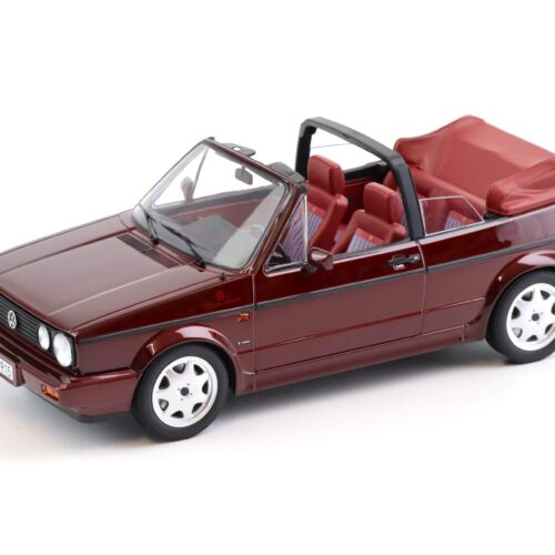 1:18 Norev VW Golf 1 Cabriolet Etienne Aigner 1990 Bordeaux red metallic - Limited 750 pcs.